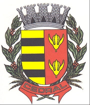 Brasão da cidade de Cedral - SP