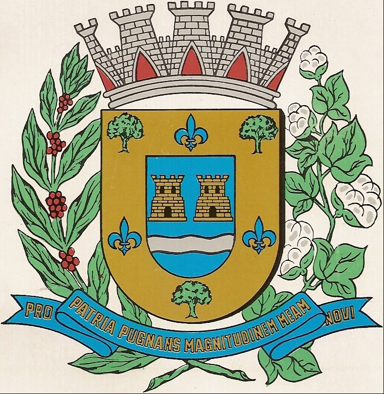 Brasão da cidade de Guararapes - SP