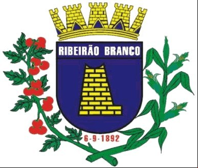 Brasão da cidade de Ribeirao Branco - SP