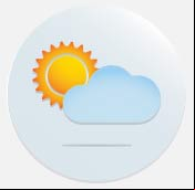 Clima atual: Nublado